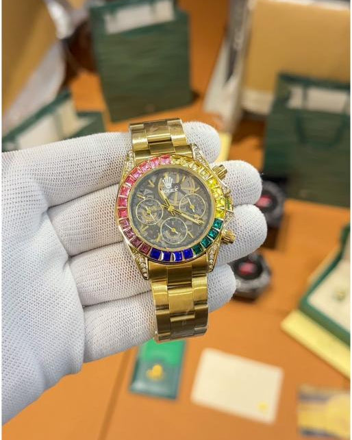 Role_x Oyster Perpetual Rainbow Gold