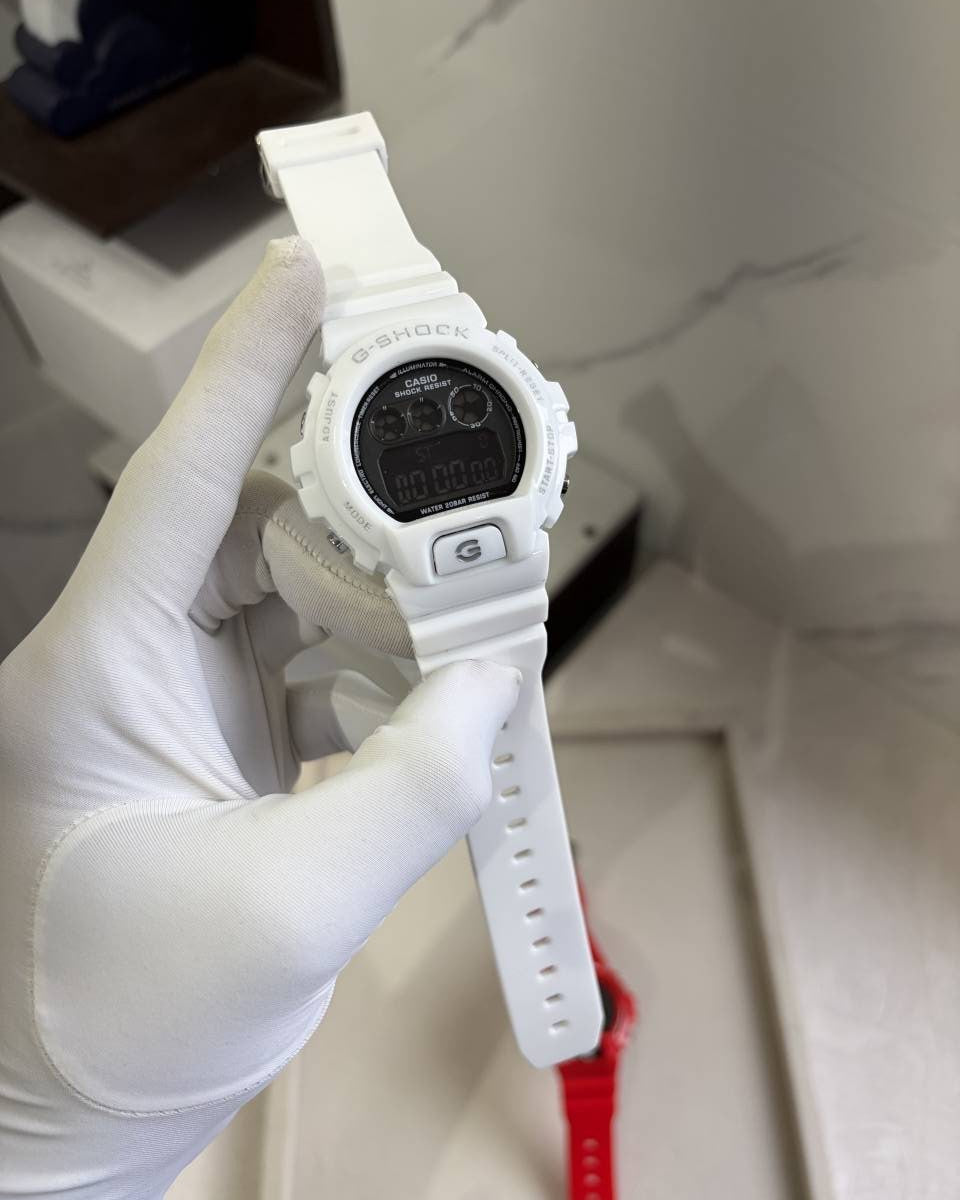 CASI O GSHOCK DW 6900 WHITE 1025