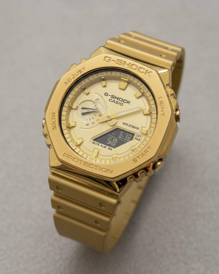 Casio g shock gm2100 full gold