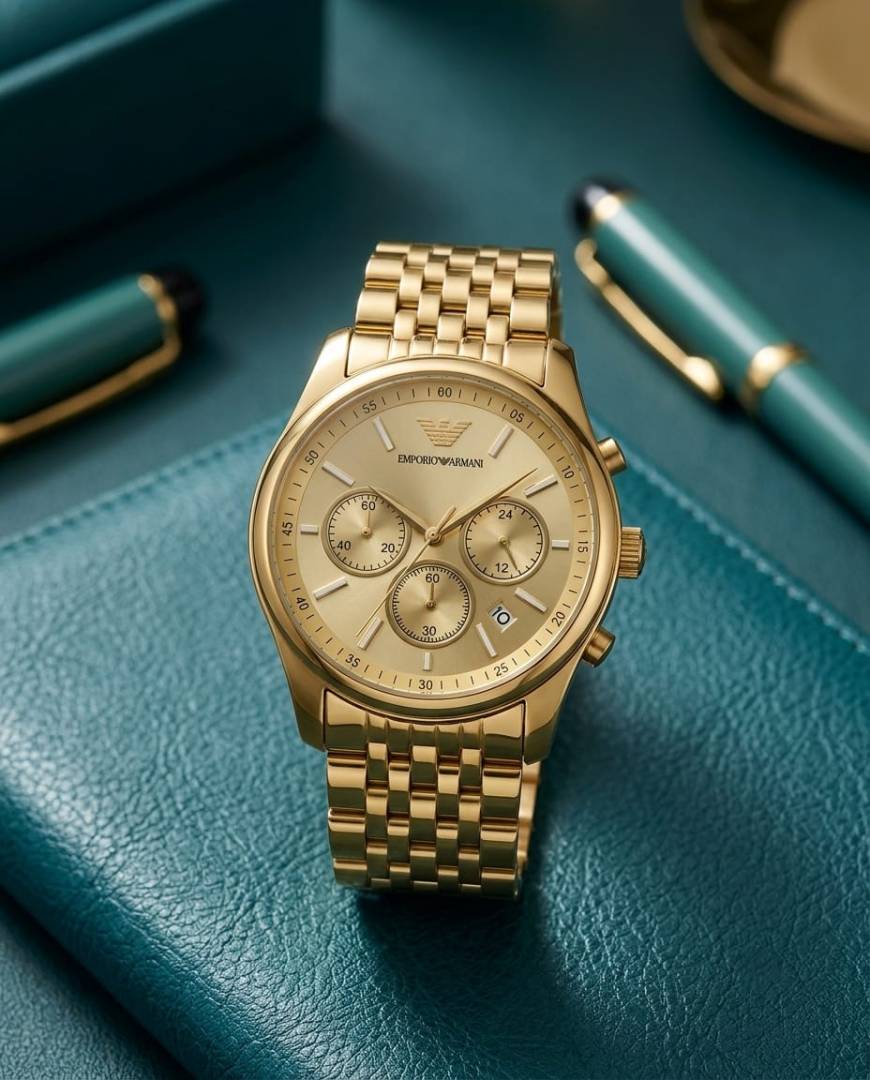 Emporio Armaan_i AR11581 Chronograph Full Gold