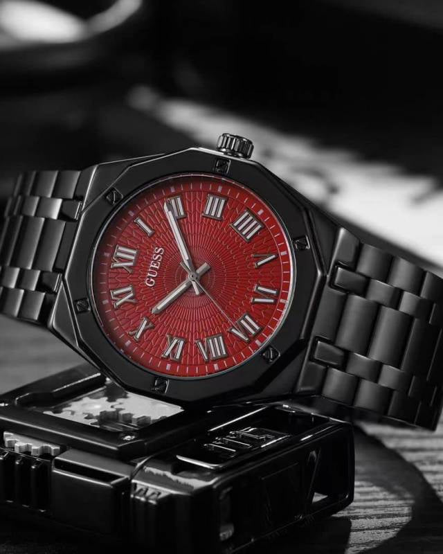 Guess Mens Solid Analog Premium Watch