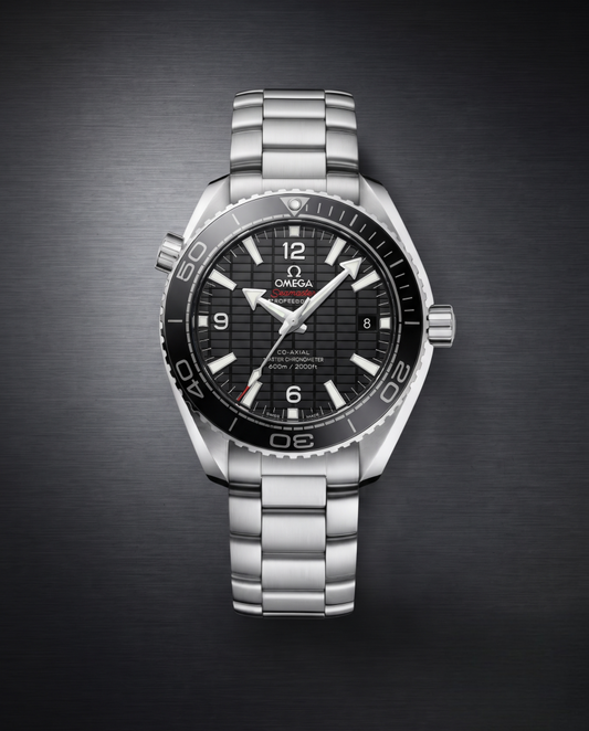 Omegg_a Seamaster Planet Ocean 600M silver Black