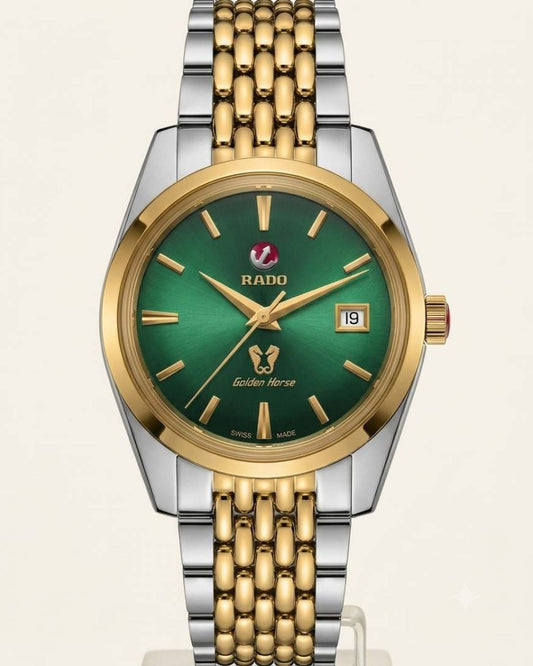 Raado Golden Horse Automatic 2 ton gold green