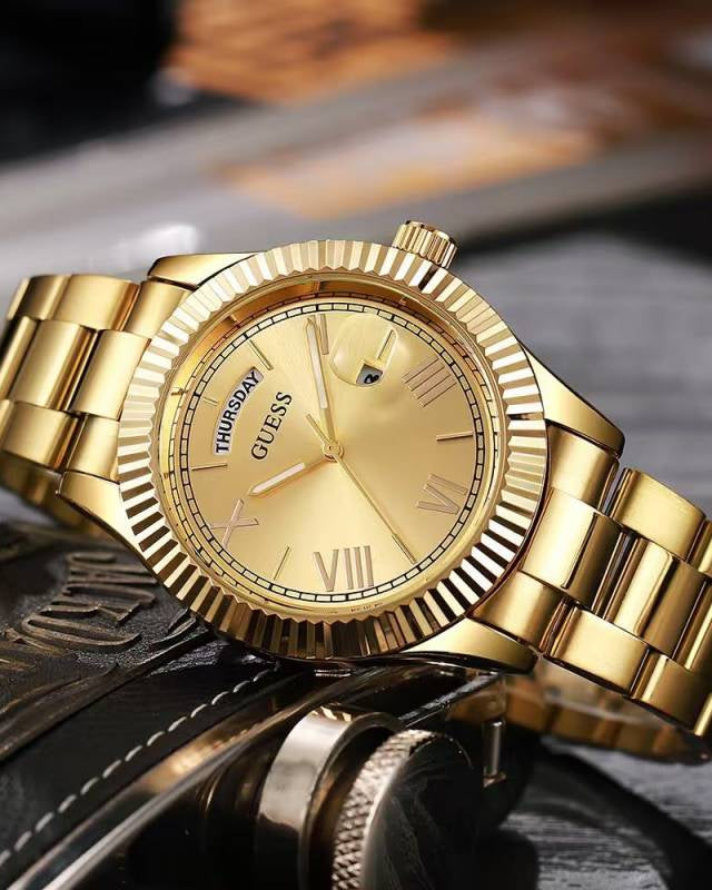 Gues s Day Date Men Gold