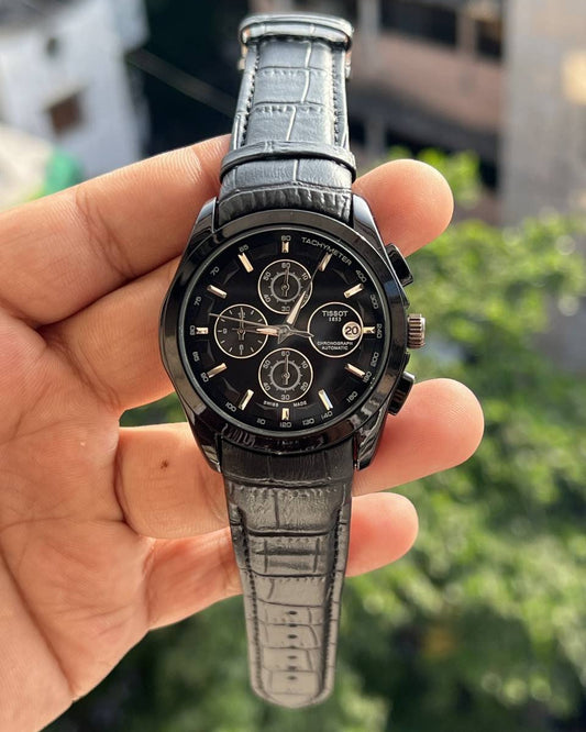 TISOT 1853 LEATHER BELT ALL CHRONO WORKING PREMIUM WATCH