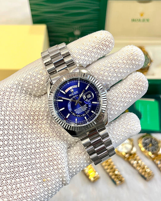 Role_x dark Sky-Dweller Silver blue