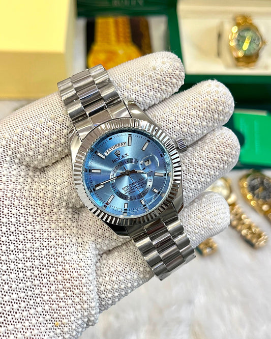 Role_x Sky-Dweller Silver tifni