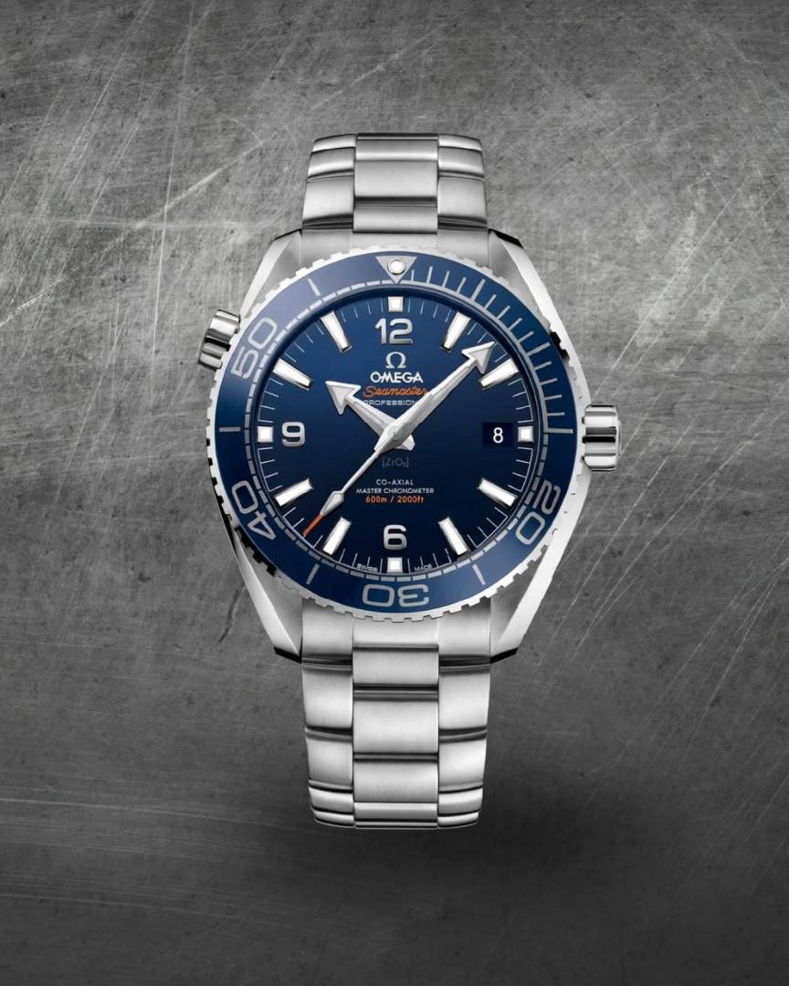 Omegg_a Seamaster Planet Ocean 600M silver blue
