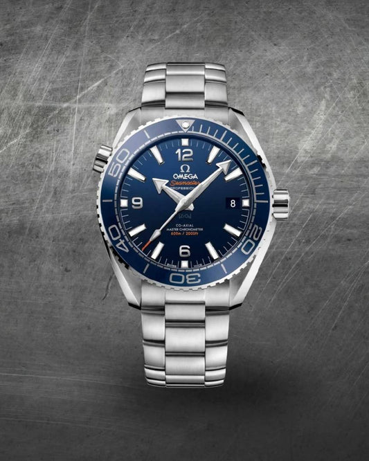 Omegg_a Seamaster Planet Ocean 600M silver blue