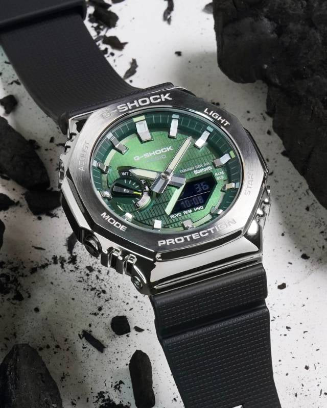 Casio g shock gm2100 black green