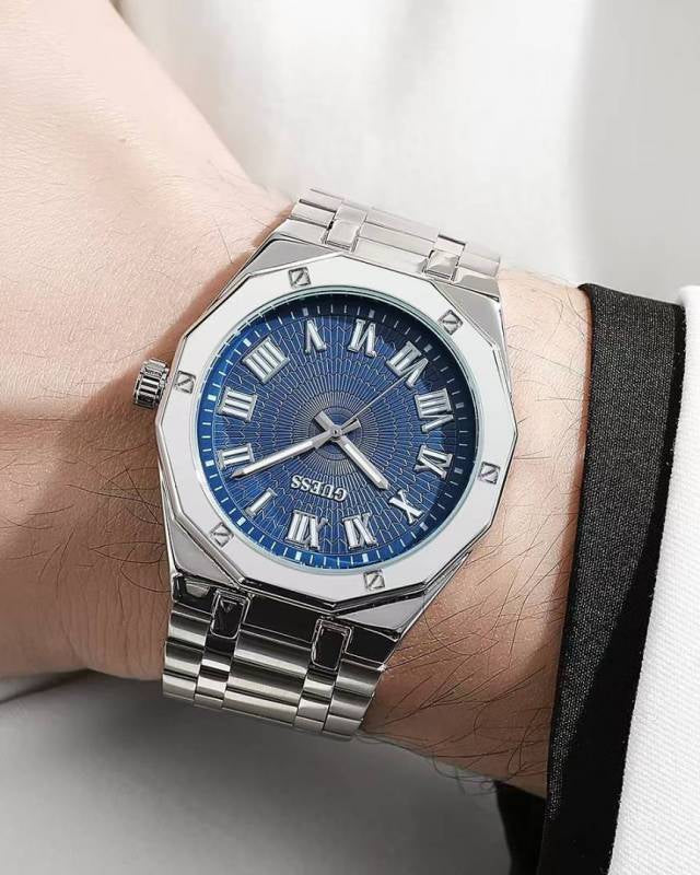 Guess Mens Solid Analog Premium Watch