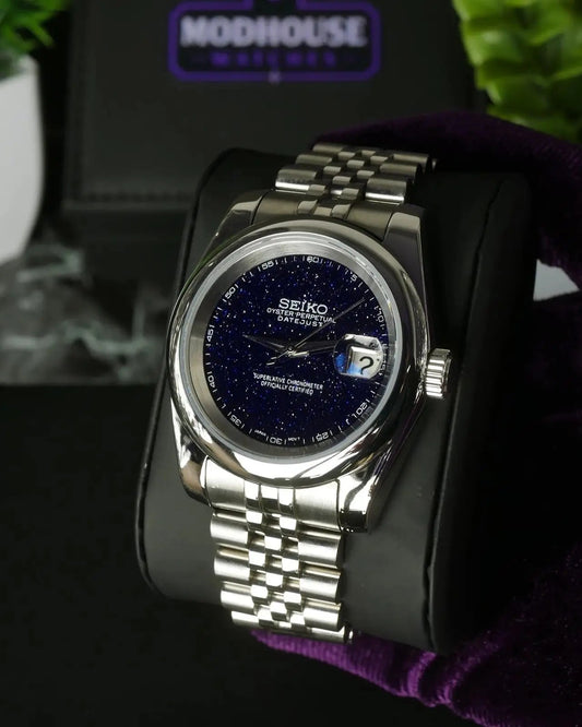 SEIKO GALAXY BLUE BURST DIAL
