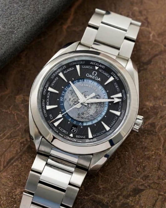 Omegg_a Seamaster Aqua Terra World Map