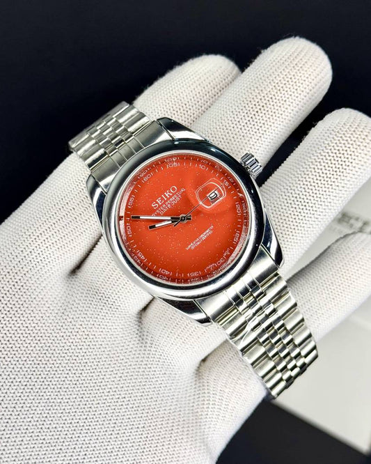 SEIKO GALAXY ORANGE BURST DIAL