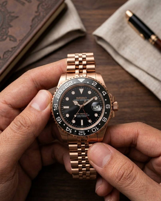 Seik o gmt Black copper