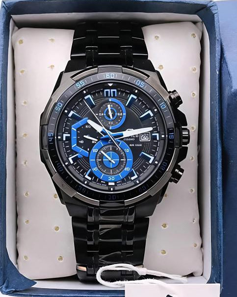 Casio Edifice Efr539 Black- Blue