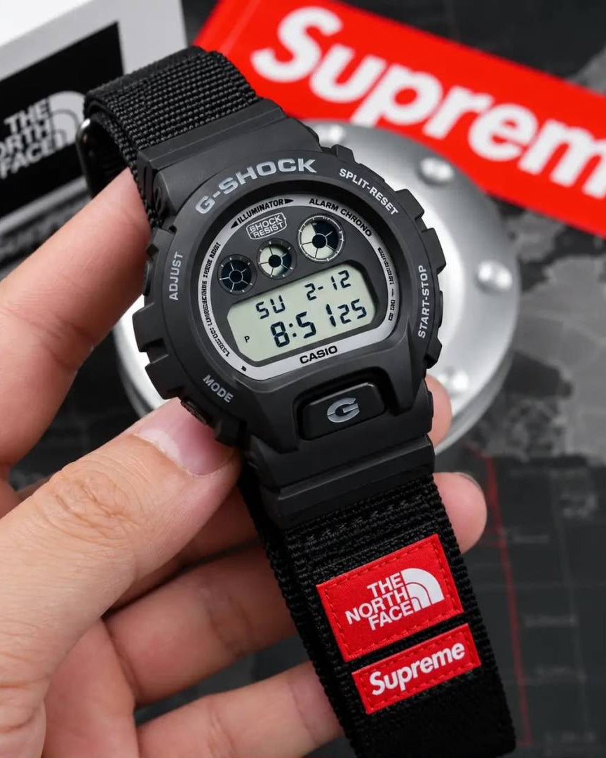 GSHOCK X NORTH FACE SUPREME BLACK 1034