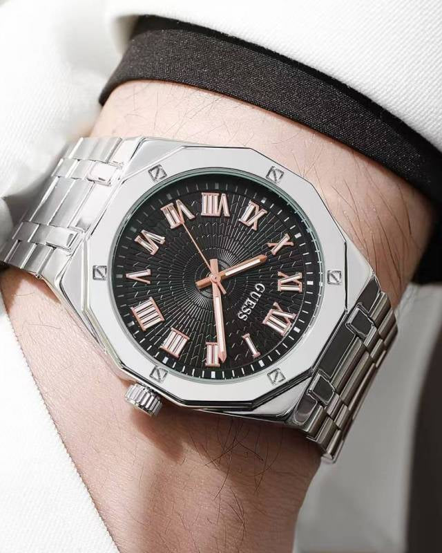 Guess Mens Solid Analog Premium Watch
