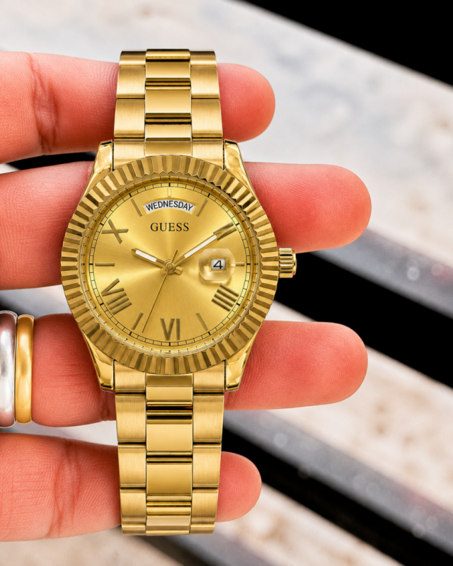 Gues s Day Date Men Gold