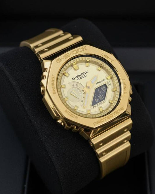 Casio g shock gm2100 full gold