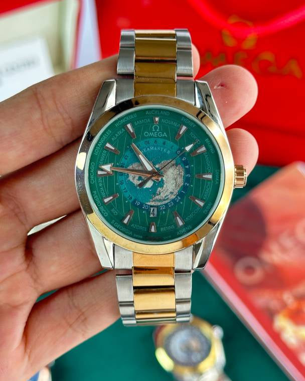 OMEGHA Seamaster Aqua Terra Worldtimer gold ring