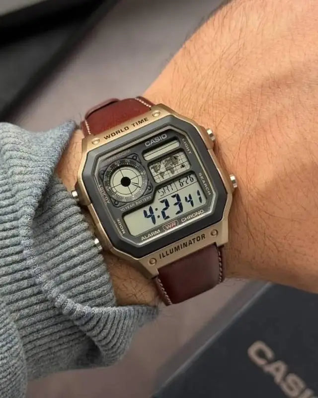 Casio AE 1200 Illuminator Brown J1234