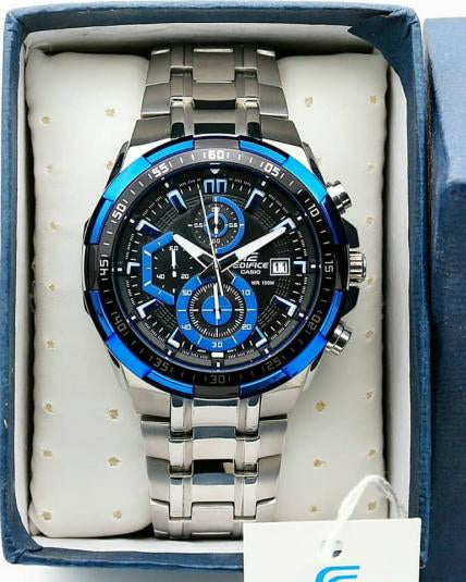 Casio Edifice Efr539 Silver- Blue