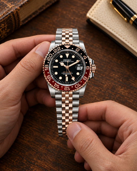 Seik o gmt 2 ton