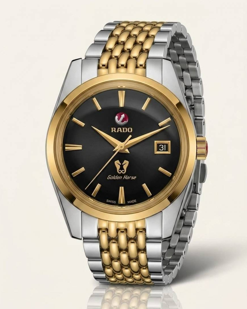 Raado Golden Horse Automatic 2 ton gold black
