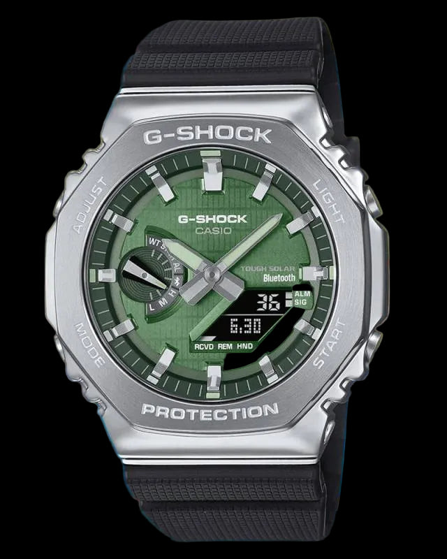 Casio g shock gm2100 black green