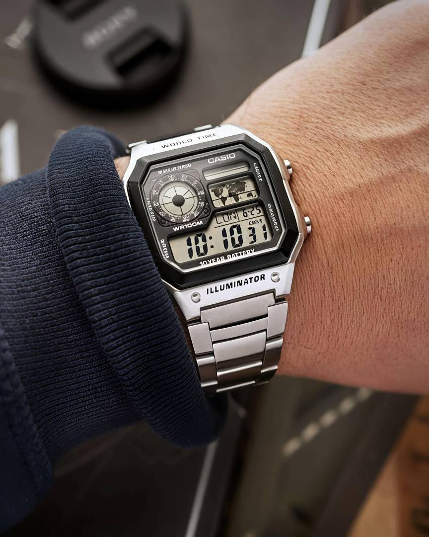 Casio illuminator AE 1200 WHD 1AV J1868