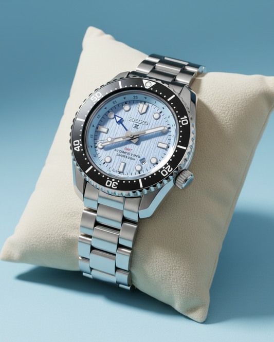 SEIKO PROSPEX 1968 HERITAGE DIVE GMT BLUE