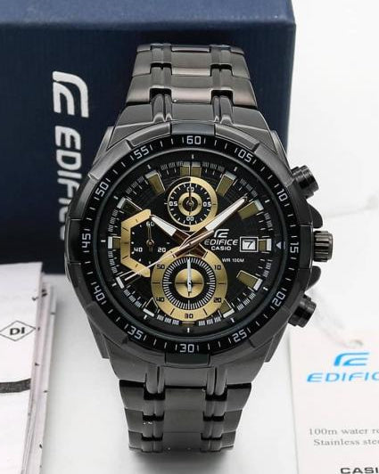 Casio Edifice Efr539 Black- Gold